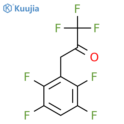 1,1,1-trifluoro-3-(2,3,5,6-tetrafluorophenyl)propan-2-one structure
