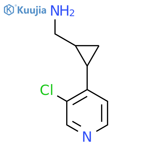 2-(3-chloropyridin-4-yl)cyclopropylmethanamine structure