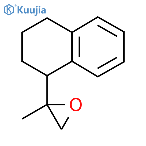 2-Methyl-2-(1,2,3,4-tetrahydronaphthalen-1-yl)oxirane structure