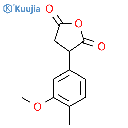 3-(3-methoxy-4-methylphenyl)oxolane-2,5-dione structure