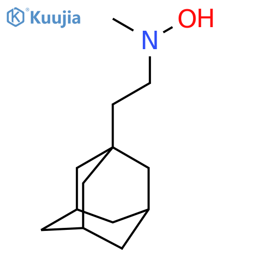 N-2-(adamantan-1-yl)ethyl-N-methylhydroxylamine structure
