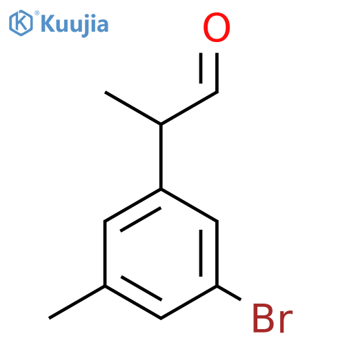 2-(3-bromo-5-methylphenyl)propanal structure