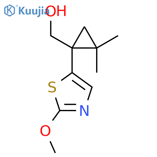 1-(2-methoxy-1,3-thiazol-5-yl)-2,2-dimethylcyclopropylmethanol structure