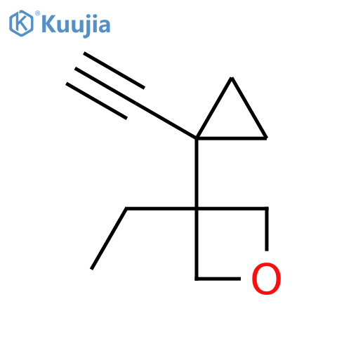 3-Ethyl-3-(1-ethynylcyclopropyl)oxetane structure