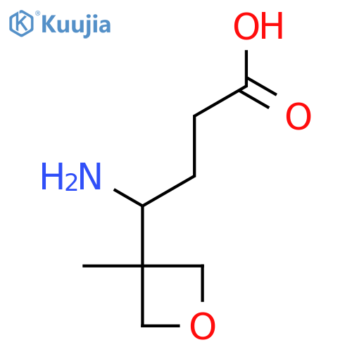 4-amino-4-(3-methyloxetan-3-yl)butanoic acid structure