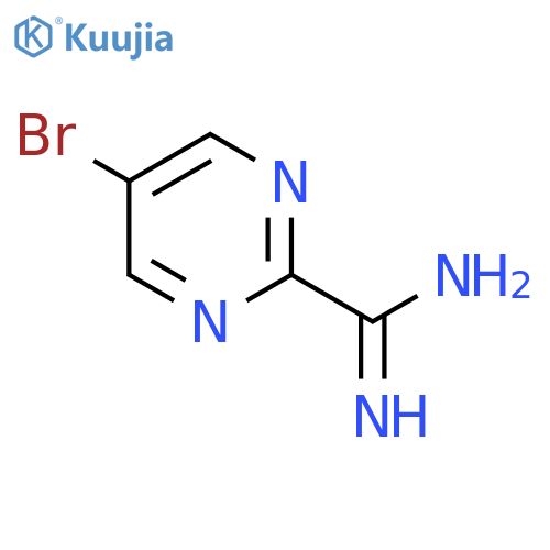 5-bromopyrimidine-2-carboximidamide structure
