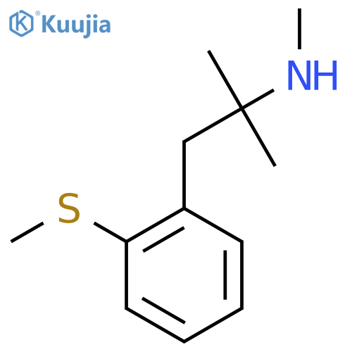 methyl({2-methyl-1-2-(methylsulfanyl)phenylpropan-2-yl})amine structure