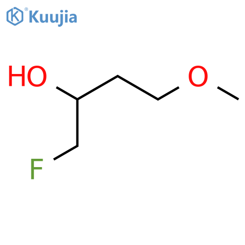 1-Fluoro-4-methoxybutan-2-ol structure