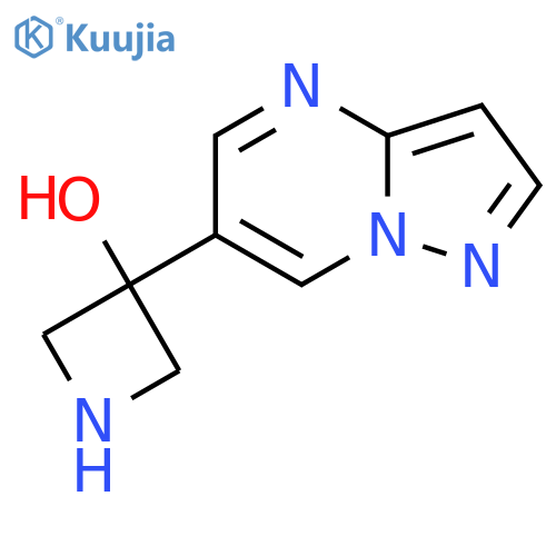 3-{pyrazolo1,5-apyrimidin-6-yl}azetidin-3-ol structure