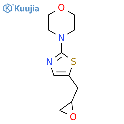 4-{5-(oxiran-2-yl)methyl-1,3-thiazol-2-yl}morpholine structure
