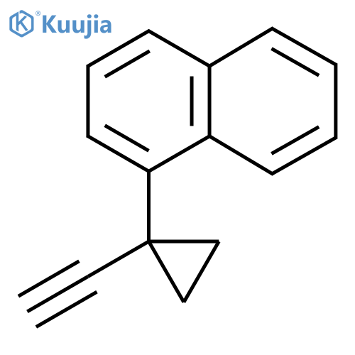1-(1-ethynylcyclopropyl)naphthalene structure
