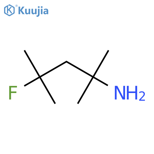 4-fluoro-2,4-dimethylpentan-2-amine structure