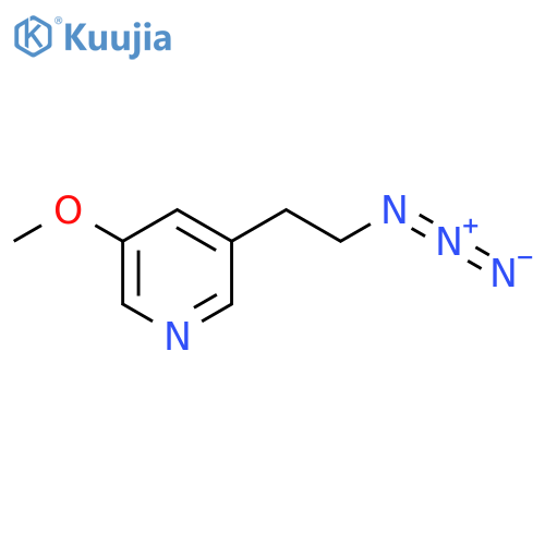3-(2-azidoethyl)-5-methoxypyridine structure