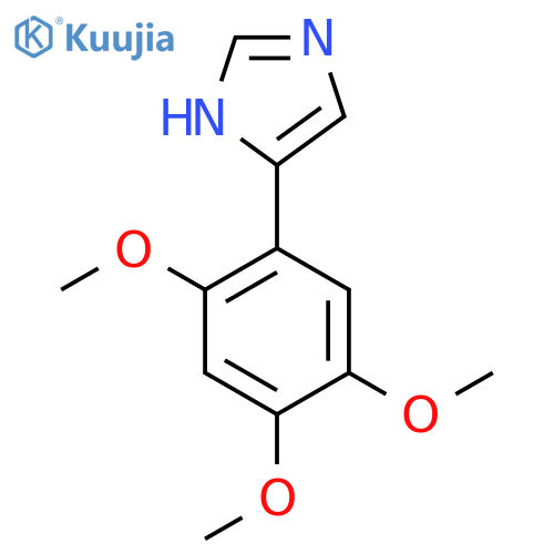 4-(2,4,5-trimethoxyphenyl)-1H-imidazole structure