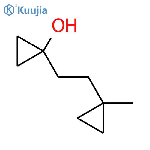 1-2-(1-methylcyclopropyl)ethylcyclopropan-1-ol structure