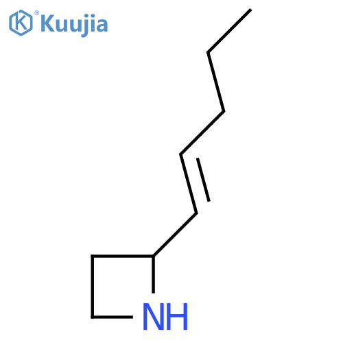 2-(pent-1-en-1-yl)azetidine structure