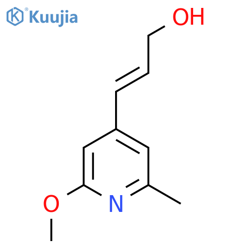 3-(2-methoxy-6-methylpyridin-4-yl)prop-2-en-1-ol structure