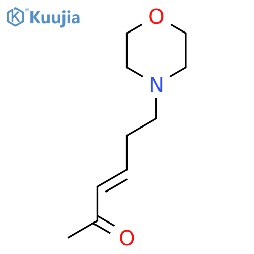 6-(morpholin-4-yl)hex-3-en-2-one structure
