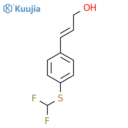 3-{4-(difluoromethyl)sulfanylphenyl}prop-2-en-1-ol structure