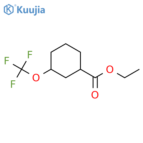 ethyl 3-(trifluoromethoxy)cyclohexane-1-carboxylate structure