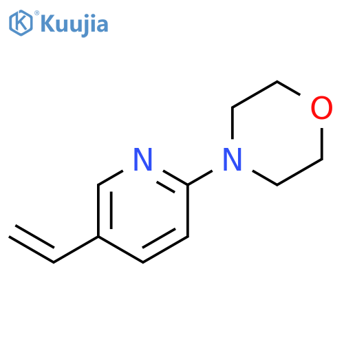 4-(5-Vinyl-pyridin-2-yl)-morpholine structure