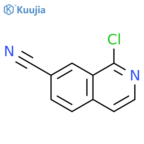 1-Chloroisoquinoline-7-carbonitrile structure