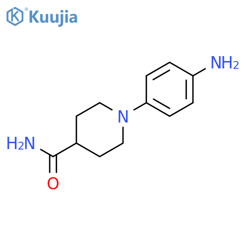 1-(4-aminophenyl)piperidine-4-carboxamide structure