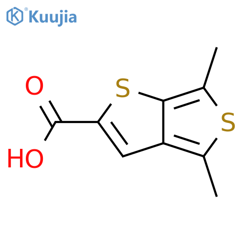 4,6-dimethylthieno[3,4-b]thiophene-2-carboxylic acid structure