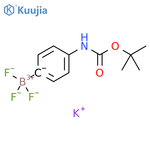 Potassium 4-BOC-aminophenyltrifluoroborate structure