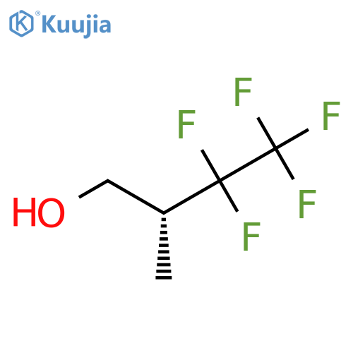 (2R)-3,3,4,4,4-Pentafluoro-2-methylbutan-1-ol structure