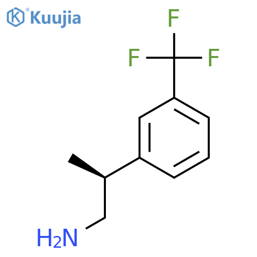 (2S)-2-[3-(Trifluoromethyl)phenyl]propan-1-amine structure