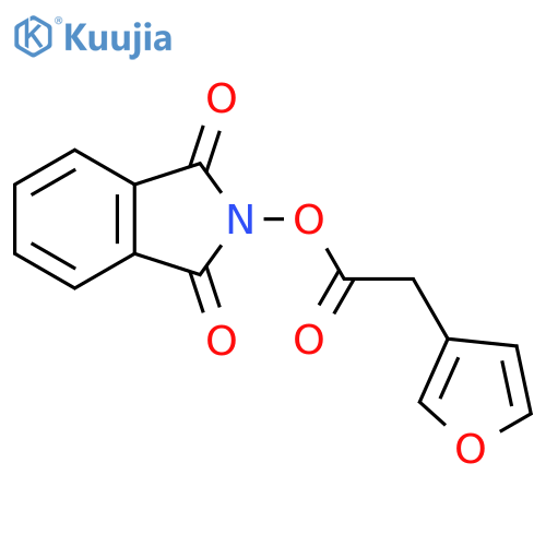 1,3-dioxo-2,3-dihydro-1H-isoindol-2-yl 2-(furan-3-yl)acetate structure