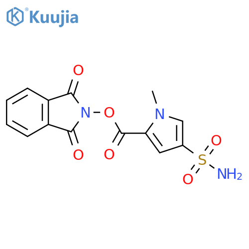 1,3-dioxo-2,3-dihydro-1H-isoindol-2-yl 1-methyl-4-sulfamoyl-1H-pyrrole-2-carboxylate structure