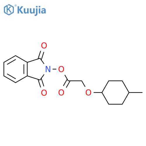 1,3-dioxo-2,3-dihydro-1H-isoindol-2-yl 2-[(4-methylcyclohexyl)oxy]acetate structure