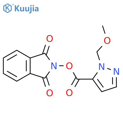 1,3-dioxo-2,3-dihydro-1H-isoindol-2-yl 1-(methoxymethyl)-1H-pyrazole-5-carboxylate structure