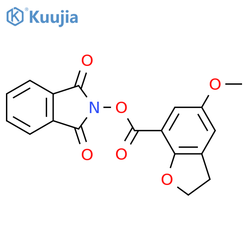 1,3-dioxo-2,3-dihydro-1H-isoindol-2-yl 5-methoxy-2,3-dihydro-1-benzofuran-7-carboxylate structure