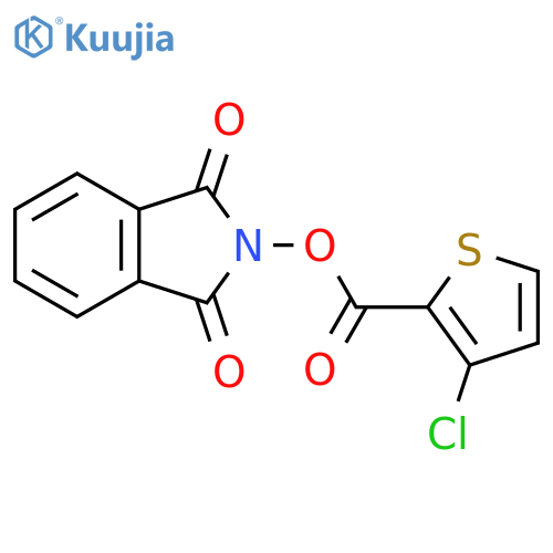 1,3-dioxo-2,3-dihydro-1H-isoindol-2-yl 3-chlorothiophene-2-carboxylate structure