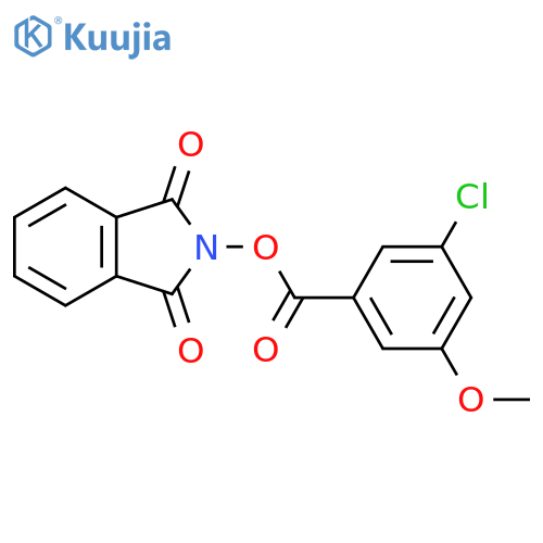1,3-dioxo-2,3-dihydro-1H-isoindol-2-yl 3-chloro-5-methoxybenzoate structure