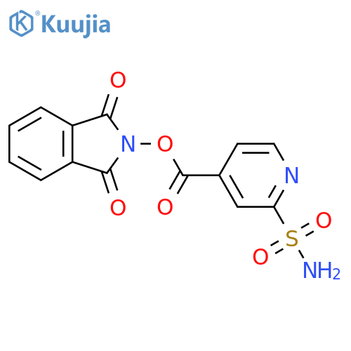 1,3-dioxo-2,3-dihydro-1H-isoindol-2-yl 2-sulfamoylpyridine-4-carboxylate structure