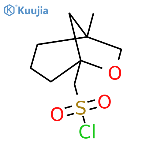 (1-Methyl-6-oxabicyclo[3.2.1]octan-5-yl)methanesulfonyl chloride structure
