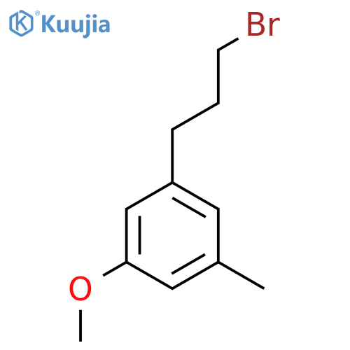 3-(3-Methoxy-5-methyl-phenyl)-propylbromid structure