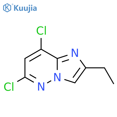 6,8-Dichloro-2-ethylimidazo[1,2-b]pyridazine structure