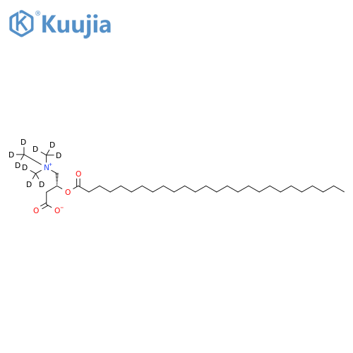 1-Propanaminium, 3-carboxy-N,N,N-tri(methyl-d3)-2-[(1-oxohexacosyl)oxy]-, inner salt, (2R)- structure