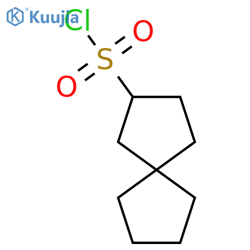 Spiro[4.4]nonane-3-sulfonyl chloride structure