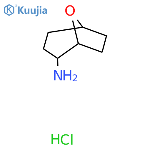 8-Oxabicyclo[3.2.1]octan-2-amine;hydrochloride structure