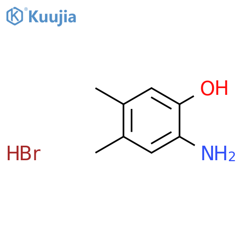 2-Amino-4,5-dimethylphenol hydrobromide structure