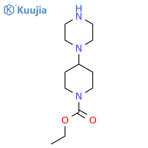 ethyl 4-(piperazin-1-yl)piperidine-1-carboxylate structure