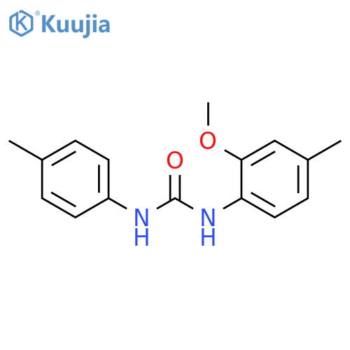 Urea, N-(2-methoxy-4-methylphenyl)-N'-(4-methylphenyl)- structure