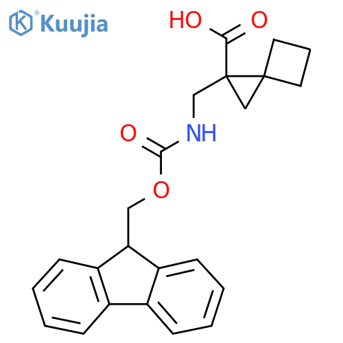 1-[({[(9H-fluoren-9-yl)methoxy]carbonyl}amino)methyl]spiro[2.3]hexane-1-carboxylic acid structure