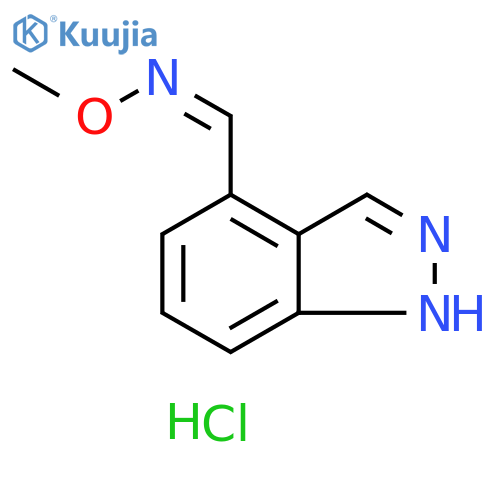 (Z)-(1H-Indazol-4-ylmethylidene)(methoxy)amine dihydrochloride structure